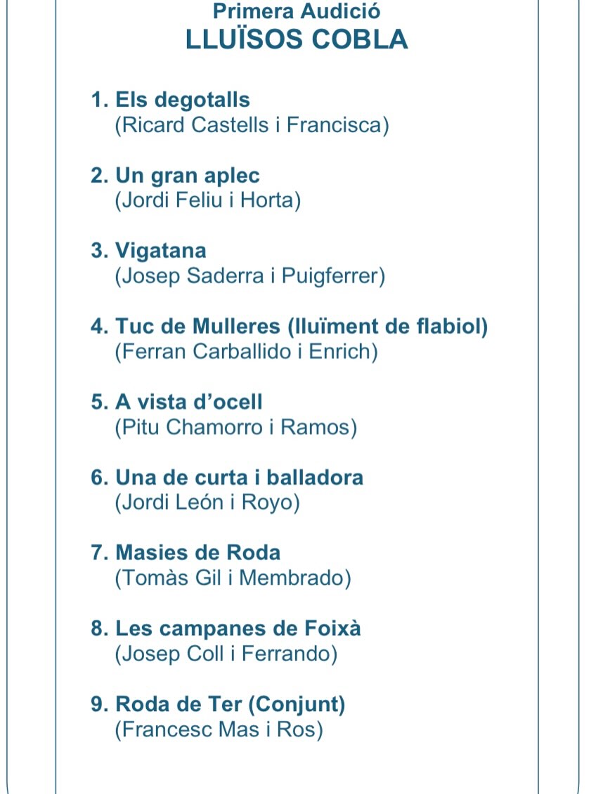 Quatre hores de sardanes