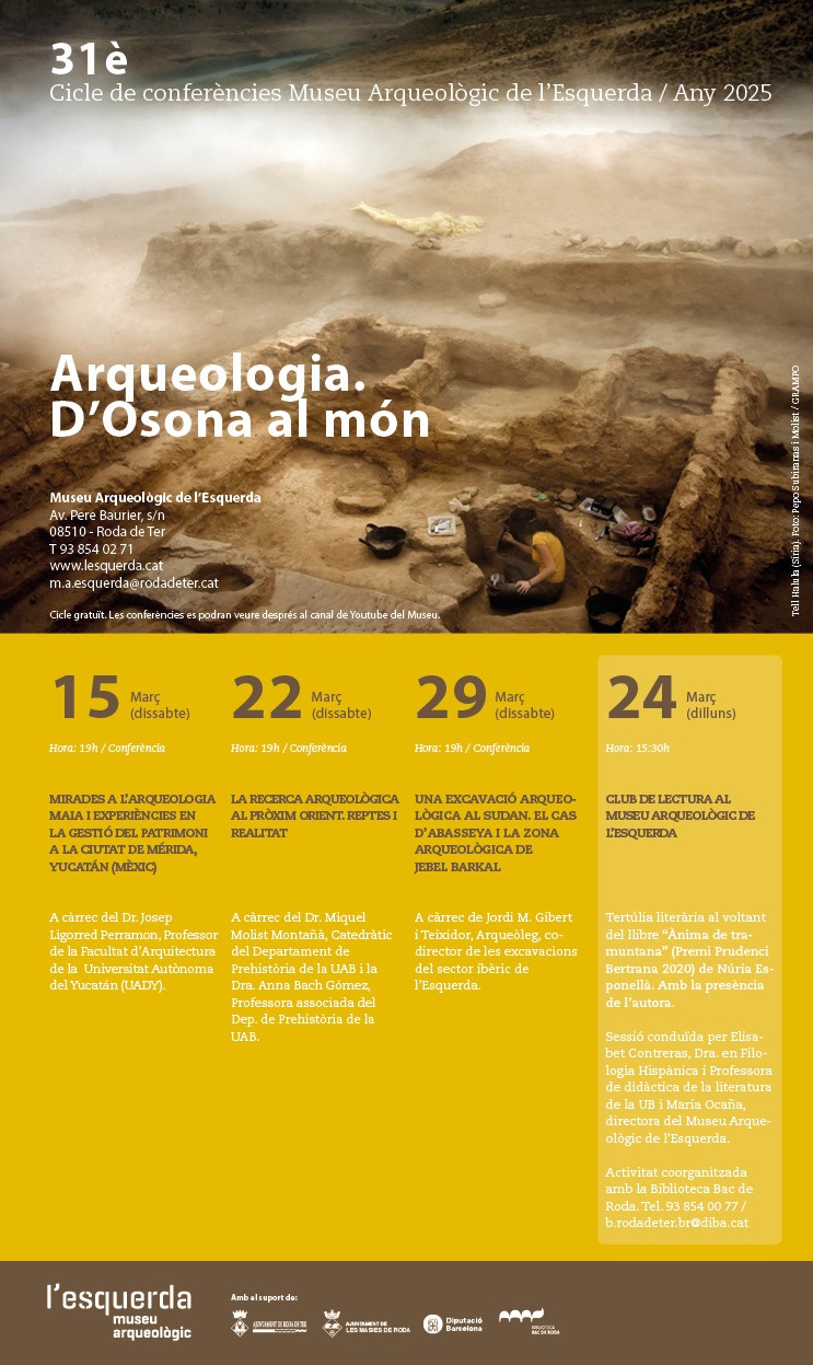 31è cicle de conferències del Museu de l'Esquerda 