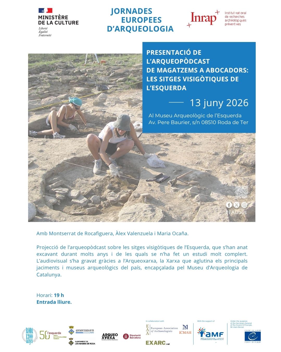  Jornades Europees d'Arqueologia al Museu Arqueol&ograve;gic de l'Esquerda