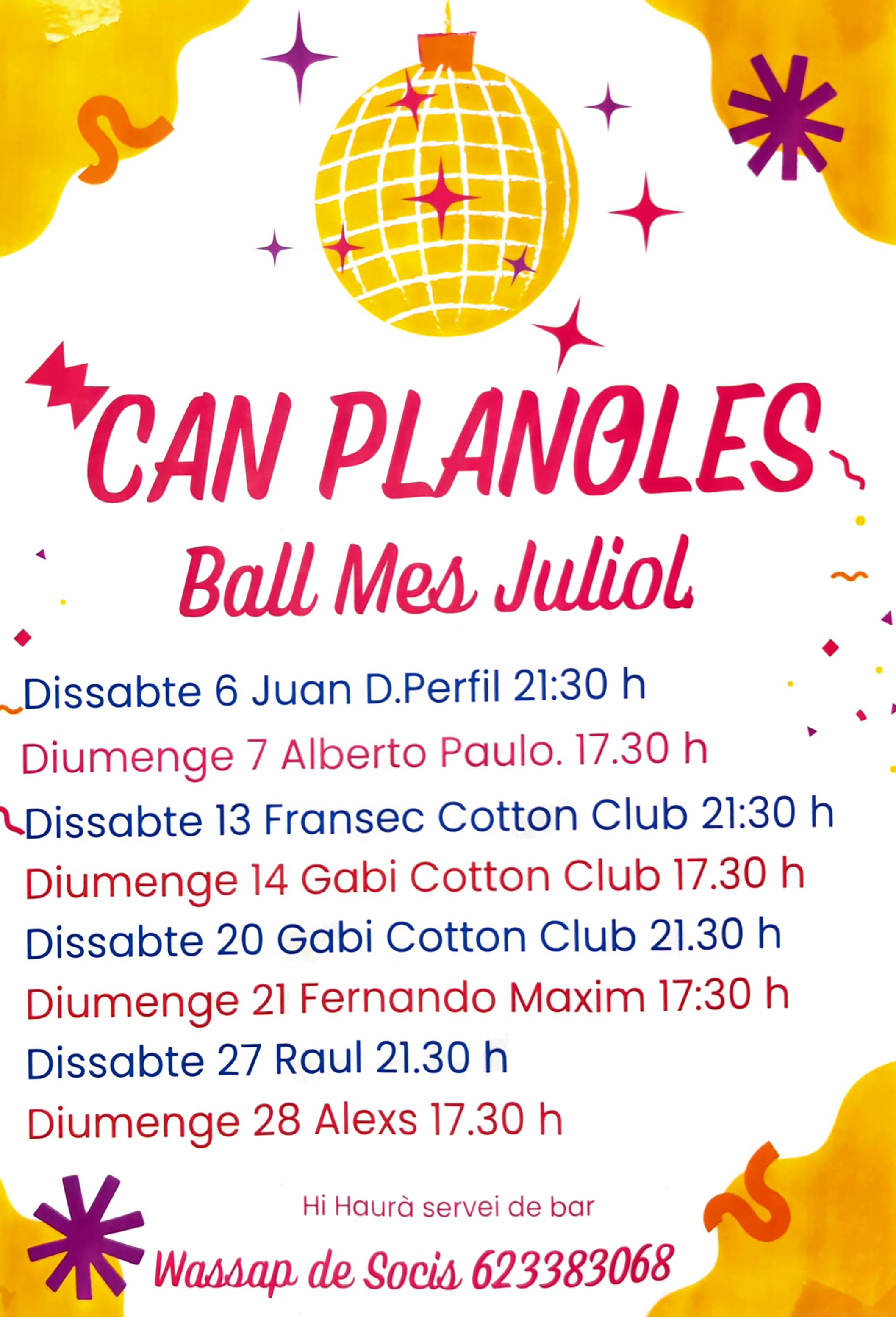 Ball amb Gabi Cotton Club