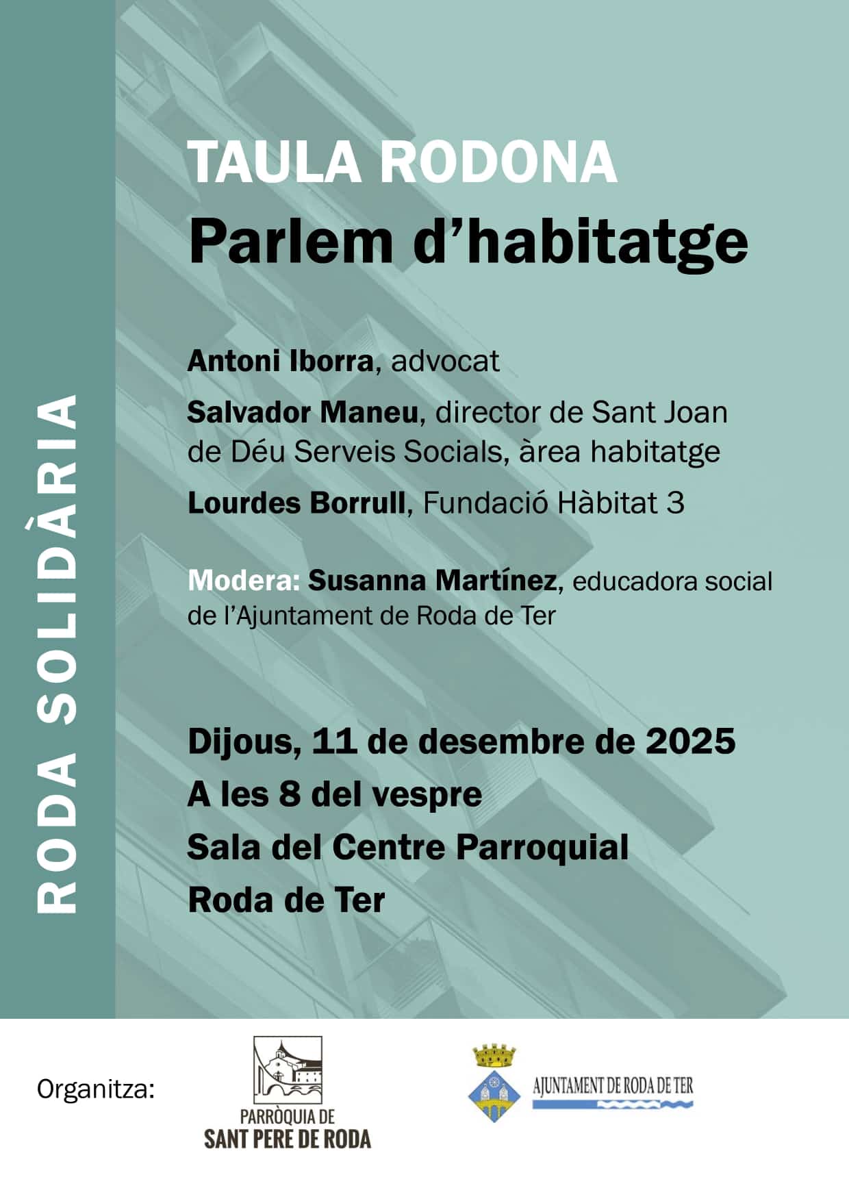 Taula rodona "La situació de l'habitatge a debat"