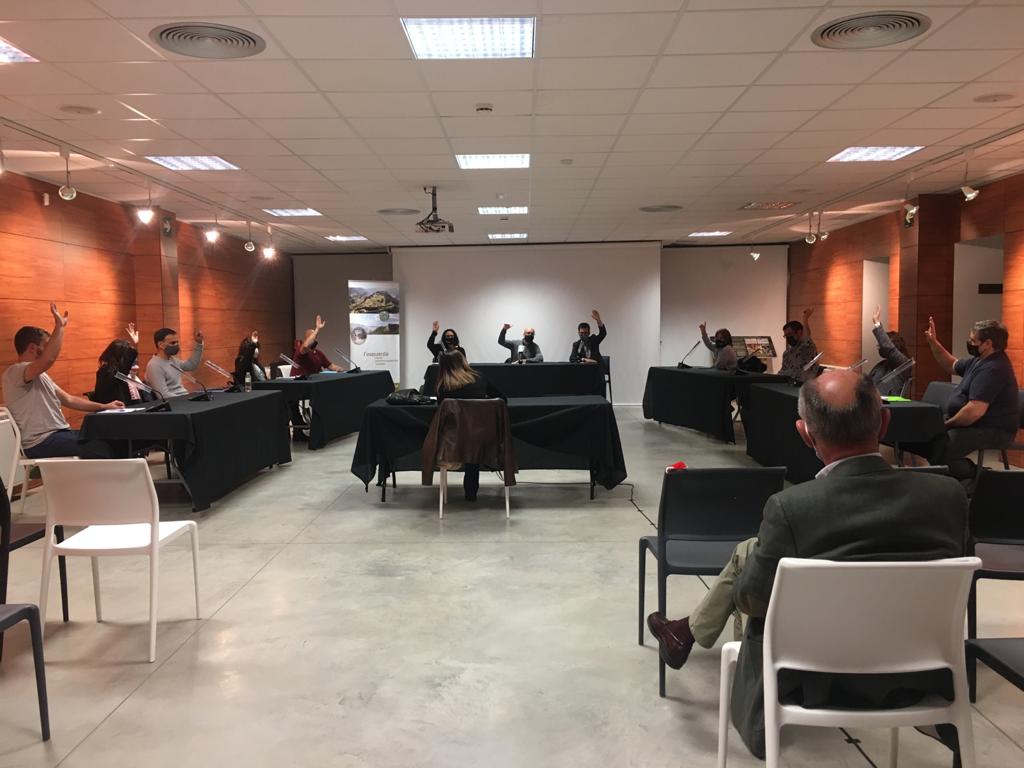 Moment de la votació de la moció de rebuig a la inhabilitació del president Joaquim Torra