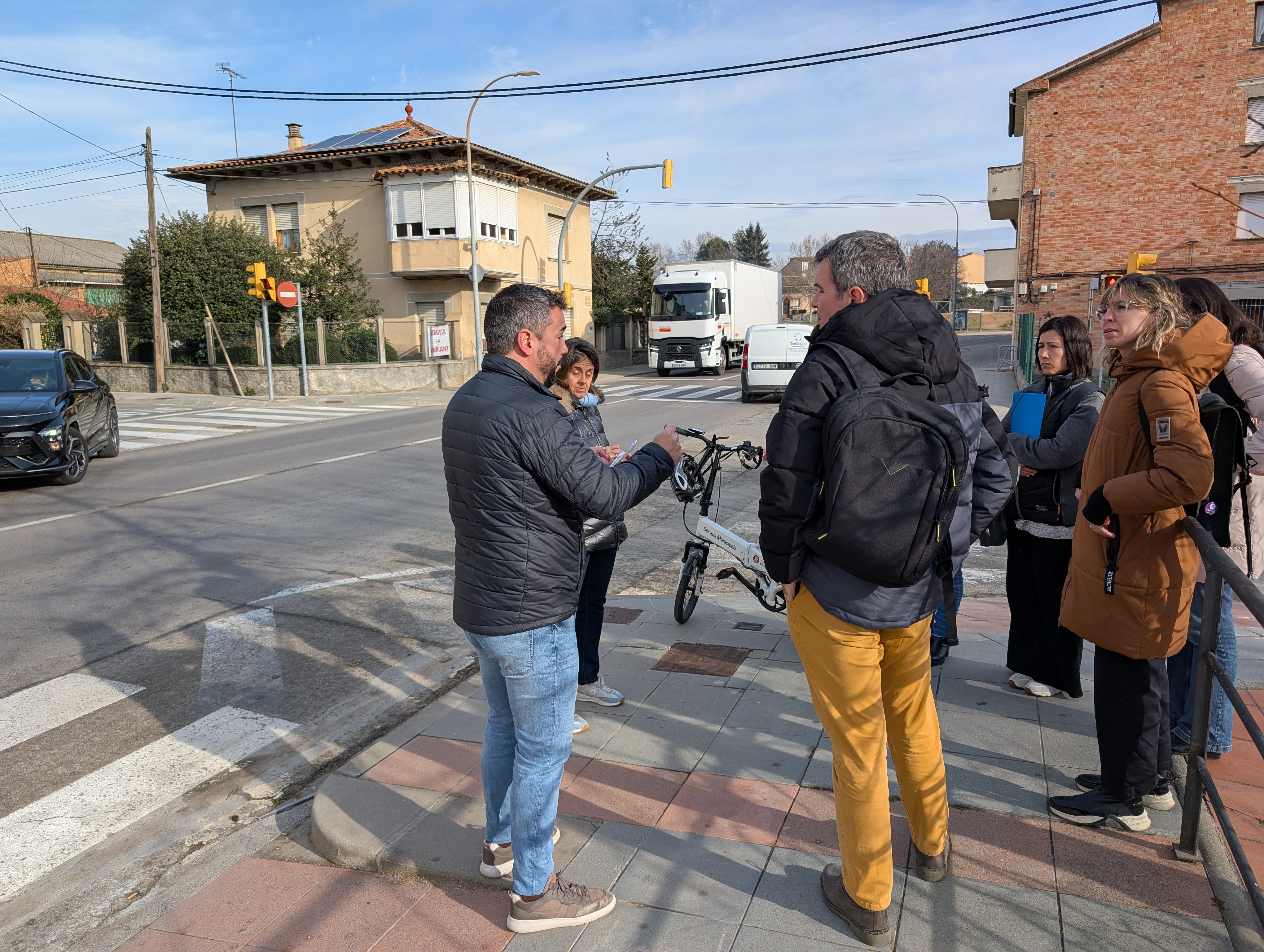 La Generalitat inicia els treballs per pacificar el trànsit a la travessera de Roda de Ter