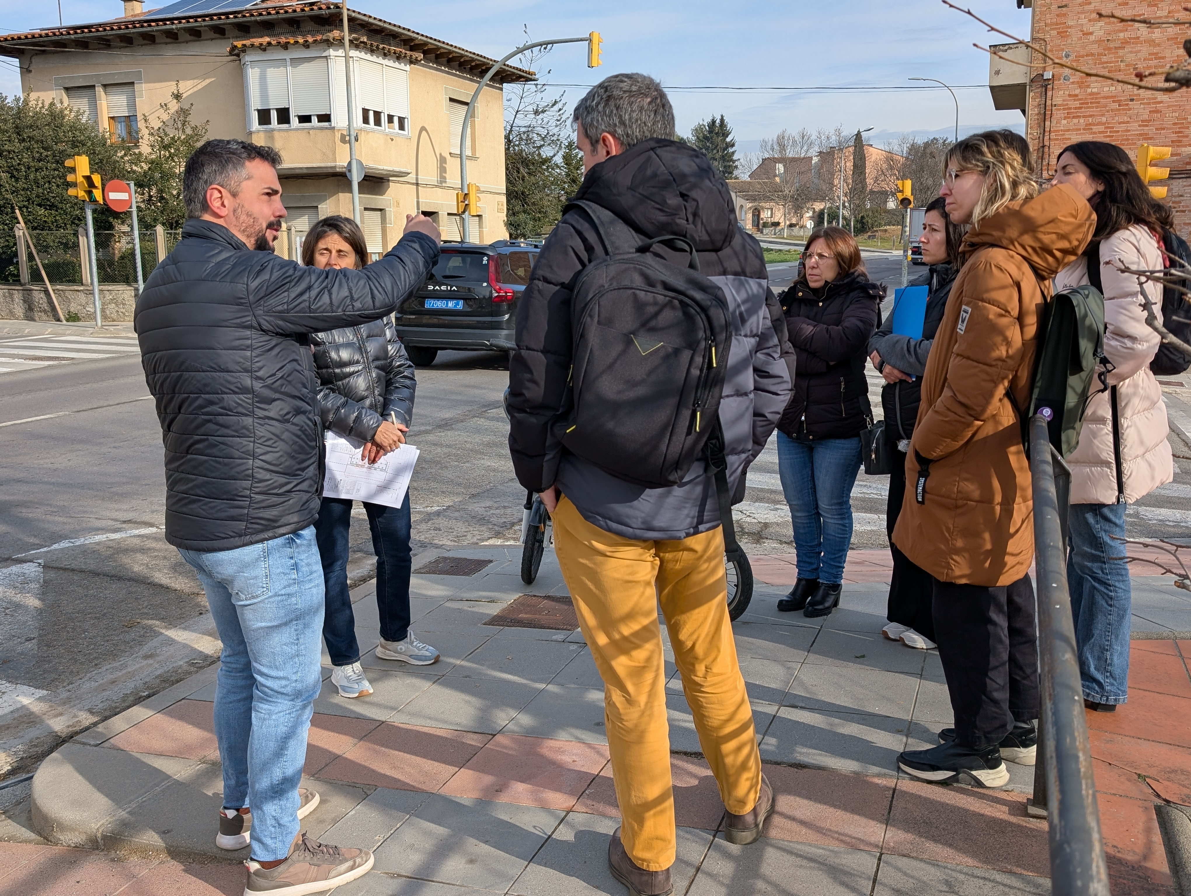La Generalitat inicia els treballs per pacificar el trànsit a la travessera de Roda de Ter