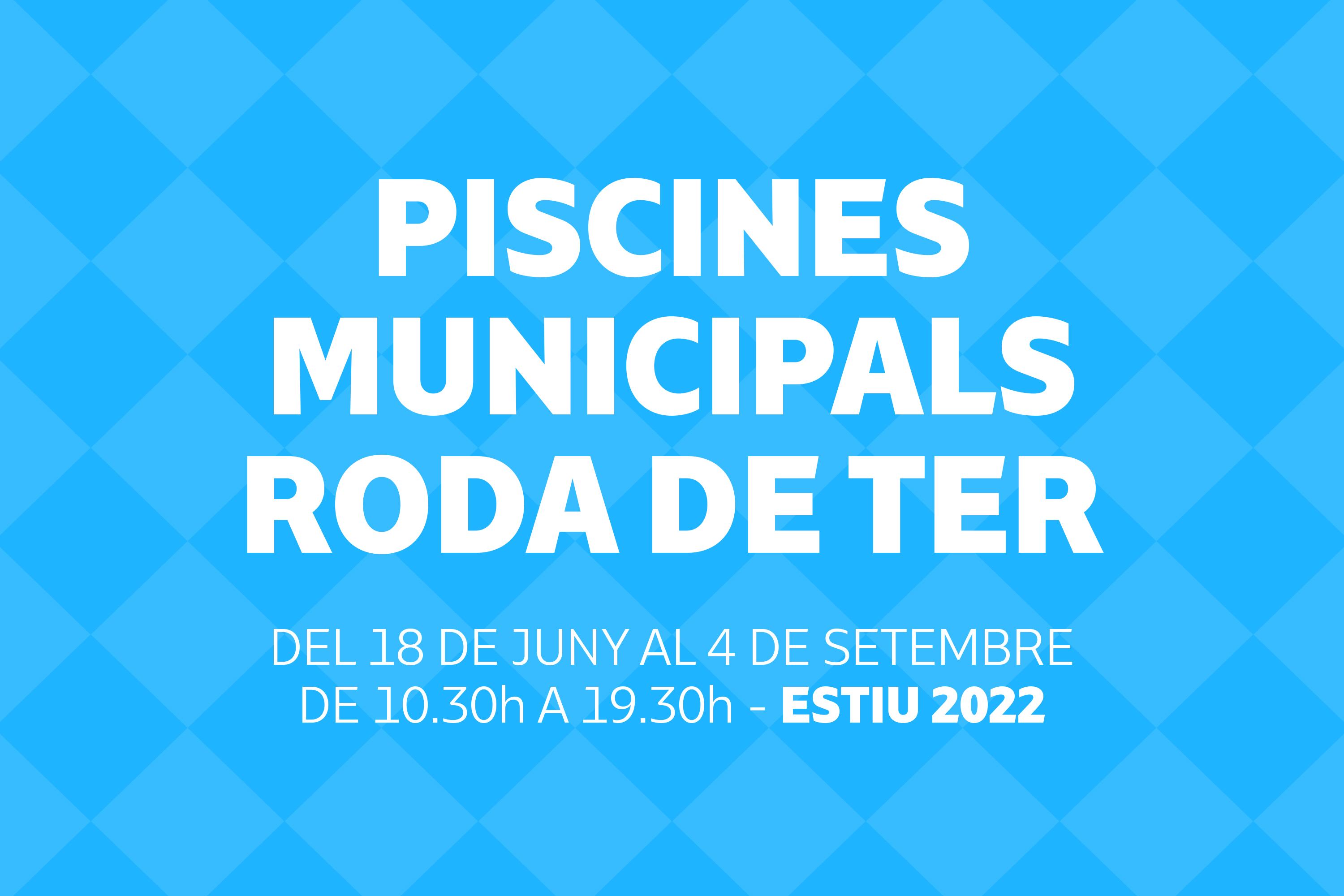 Piscines municipals de Roda de Ter - Estiu 2022