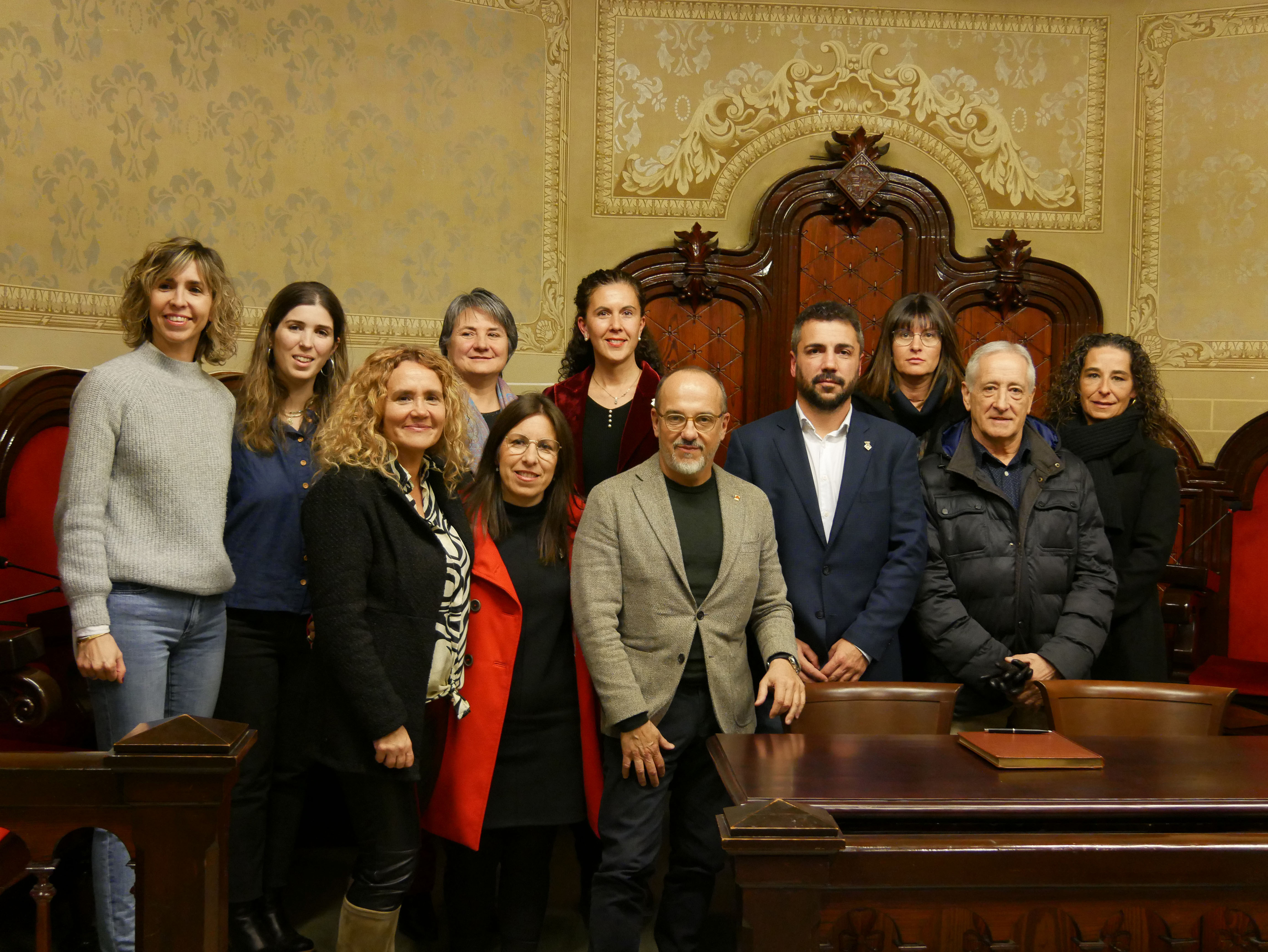 Visita del conseller de Drets Socials, Carles Campuzano, a Roda de Ter