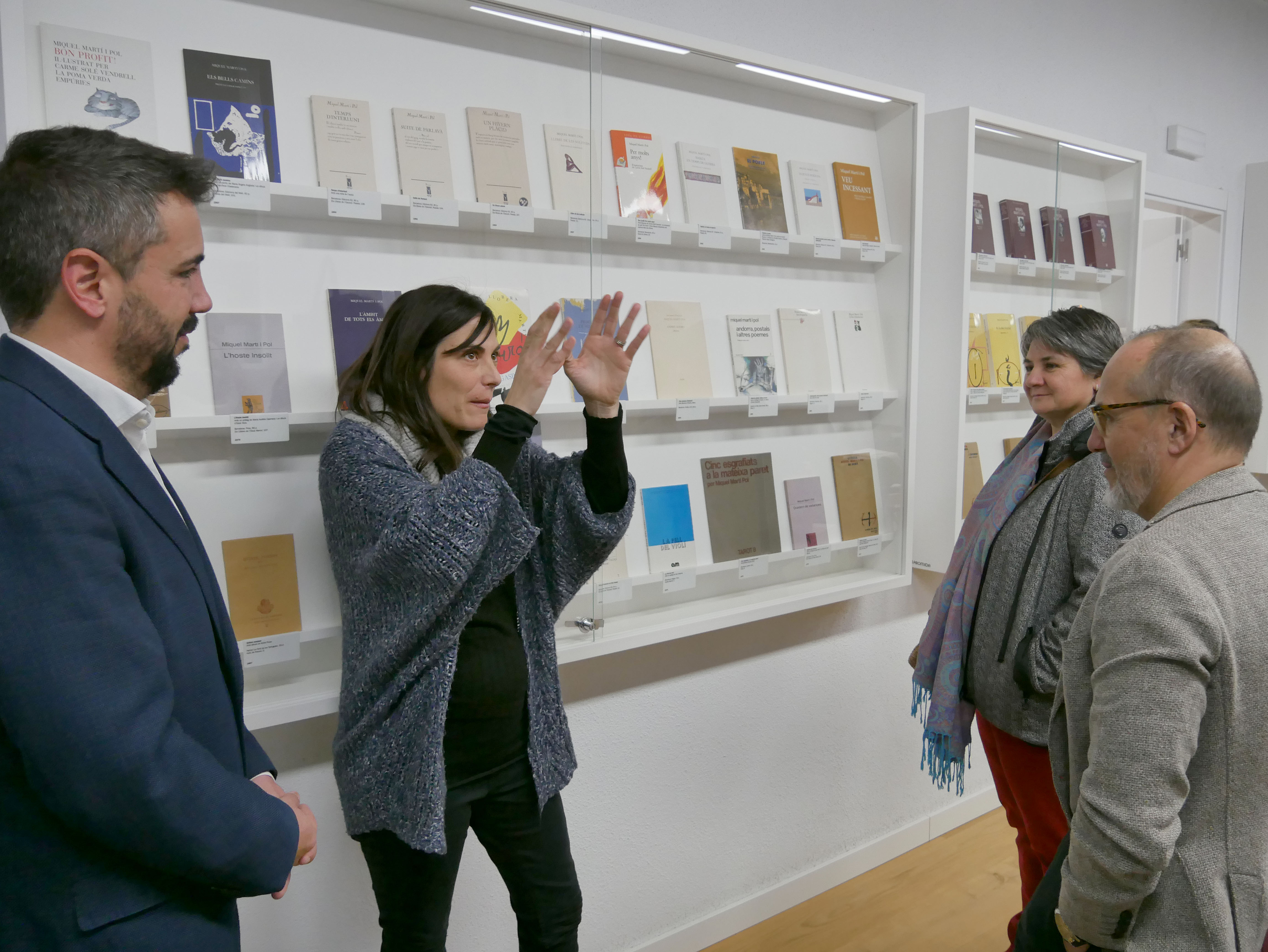 Visita del conseller de Drets Socials, Carles Campuzano, a Roda de Ter