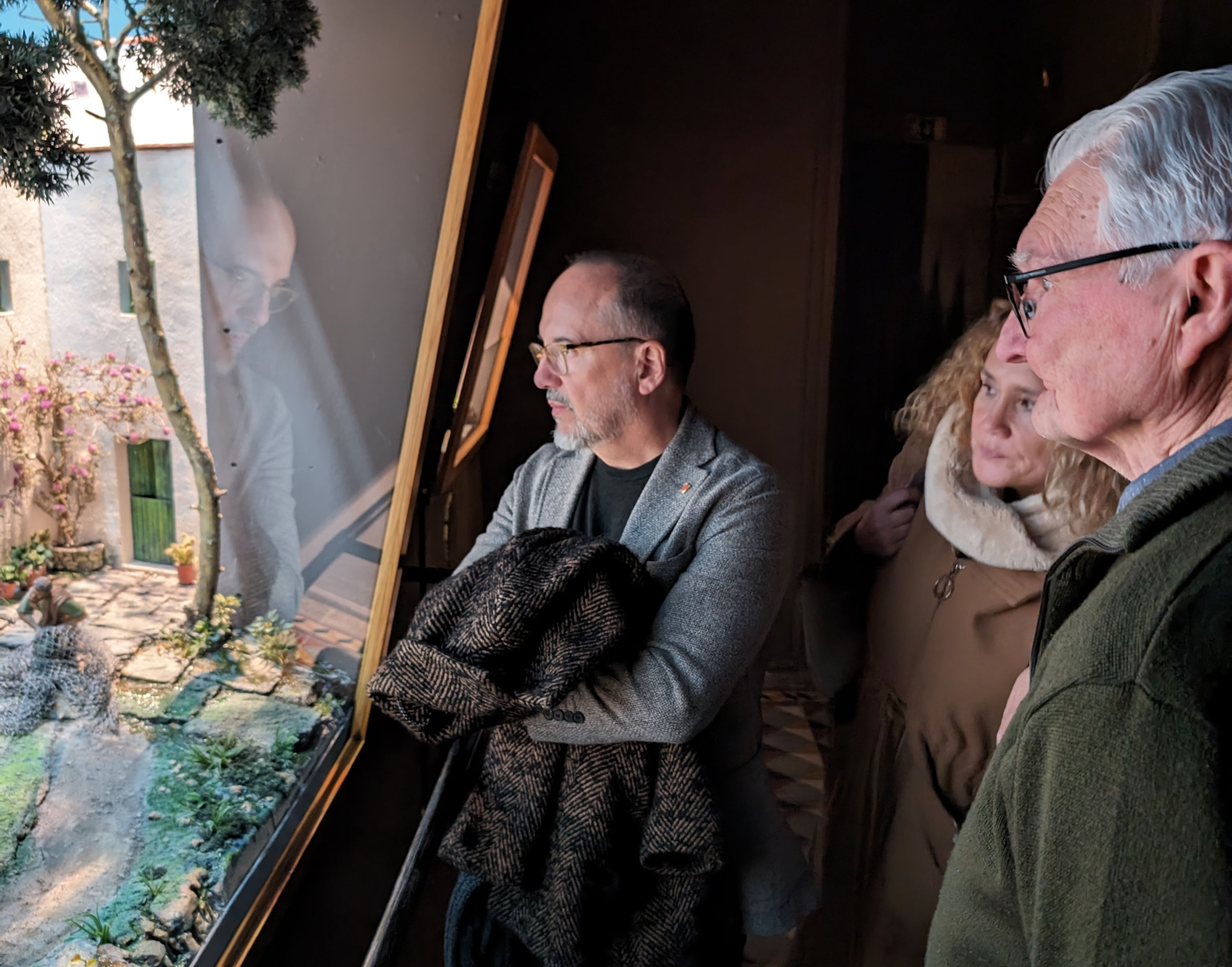 Visita del conseller de Drets Socials, Carles Campuzano, a Roda de Ter