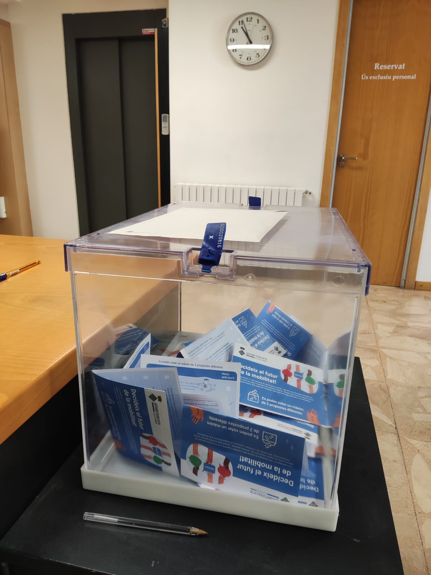 834 persones participen en la consulta ciutadana sobre el trànsit a Roda de Ter